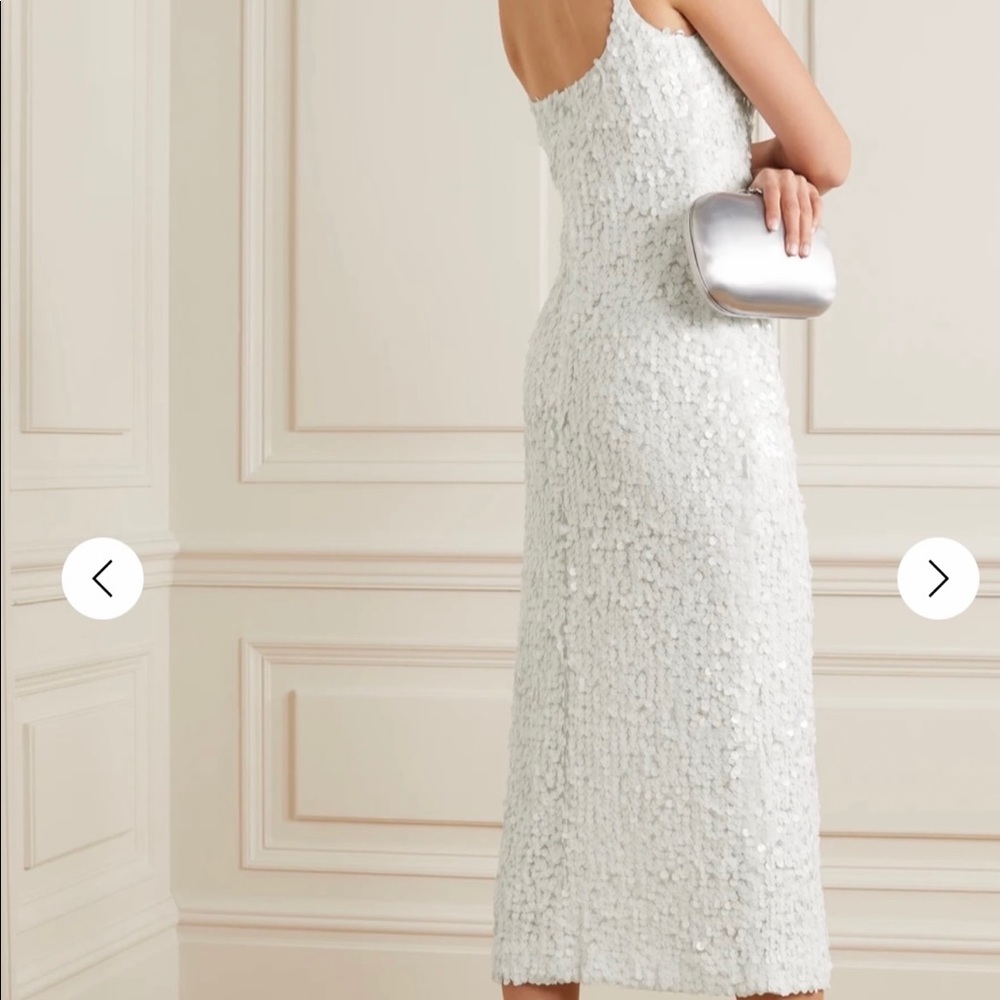 Galvan sequin white bridal dress - new season - worn once